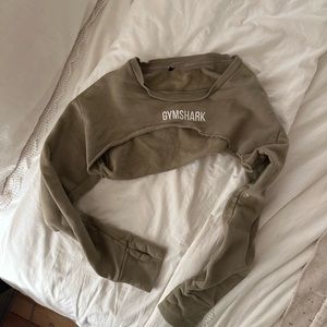 Super cropped gymshark top